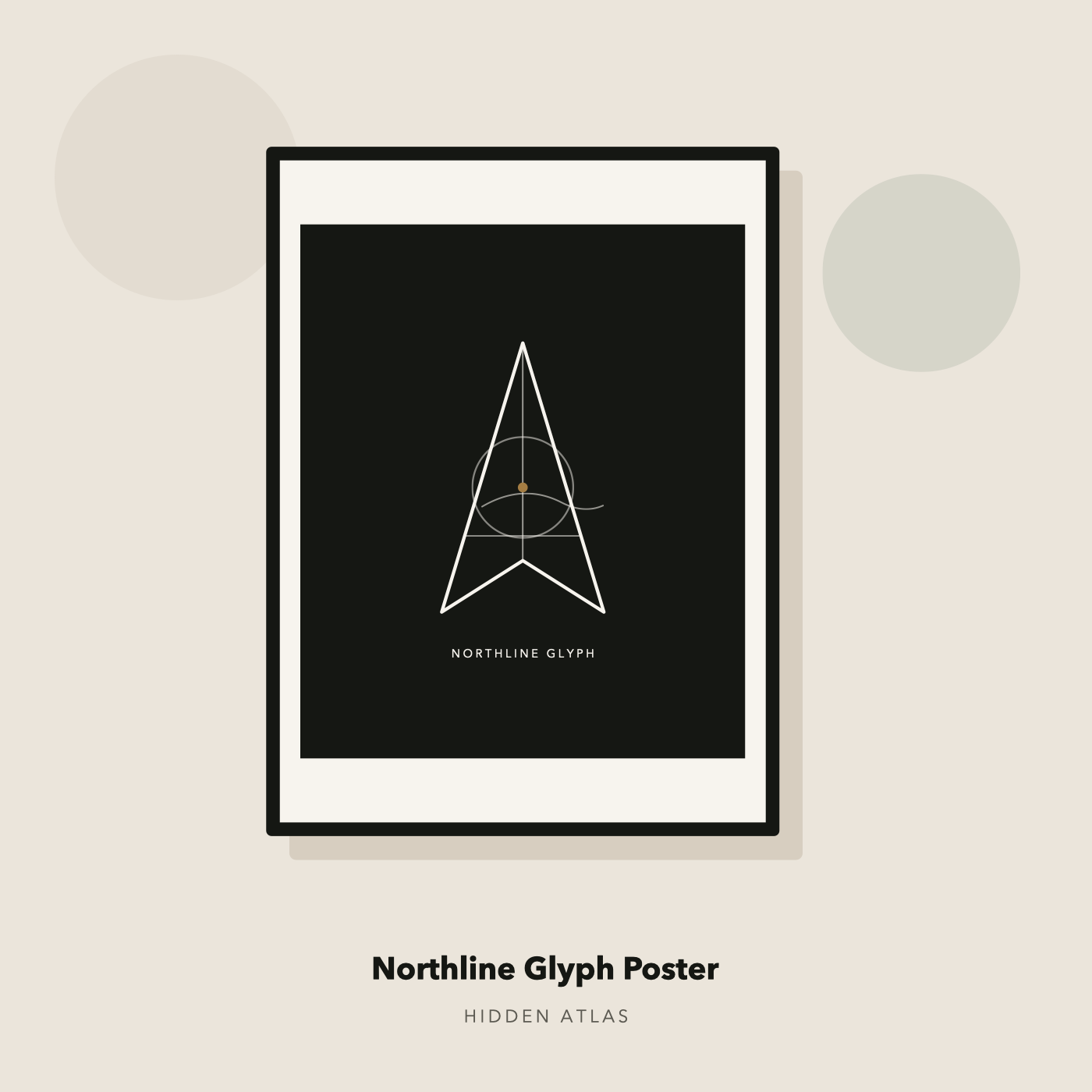 Northline Glyph Poster