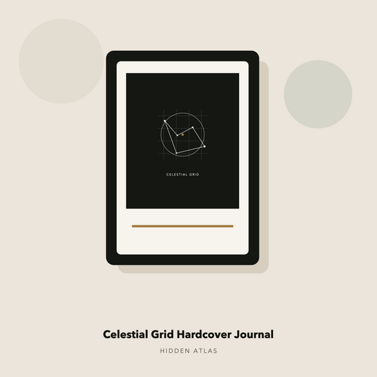 Celestial Grid Hardcover Journal