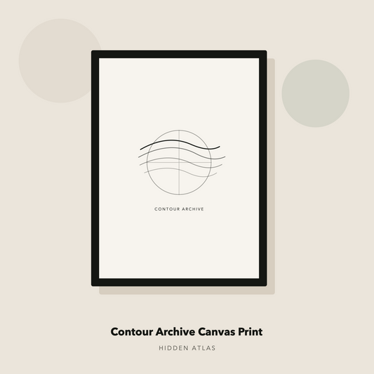 Contour Archive Canvas Print