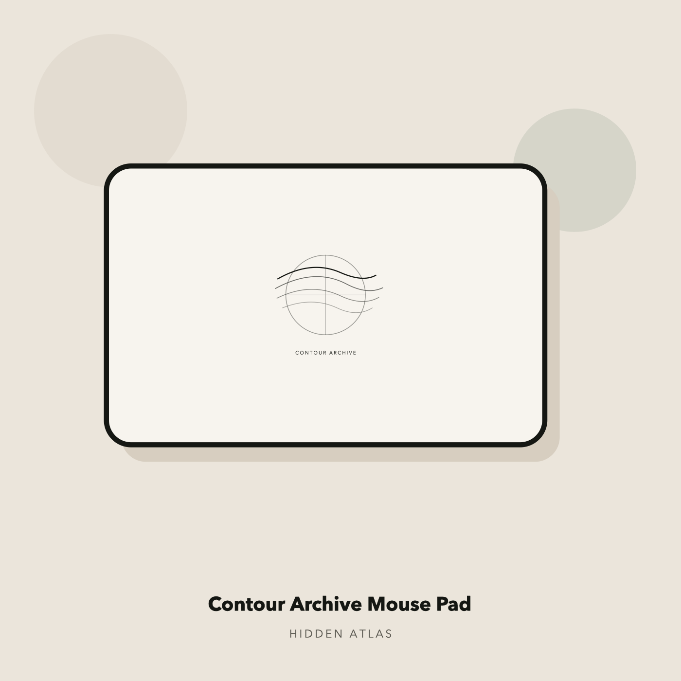 Contour Archive Mouse Pad